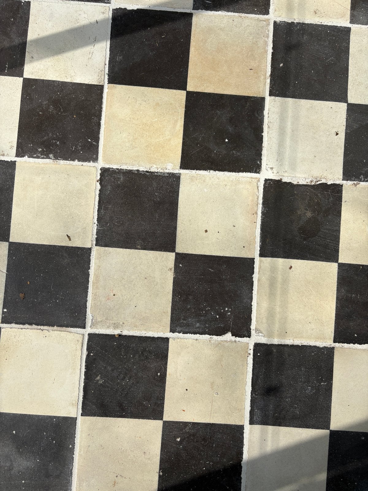Antieke Franse Vloertegels (20x20 0,4m2)- 100 jaar oud, Ophalen, Gebruikt, Keramiek, Minder dan 5 m²