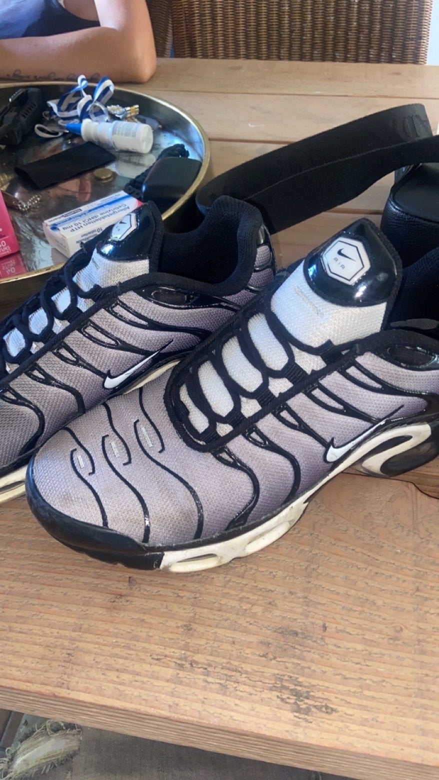 Nike Air Max Plus TN - Maat 41, Ophalen, Gedragen, Grijs, Sneakers of Gympen