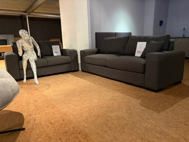 2 - en 3 zits bank nieuw uit verpakking, diverse bekledingen, Huis en Inrichting, Banken | Bankstellen, Ophalen, Nieuw, 75 tot 100 cm