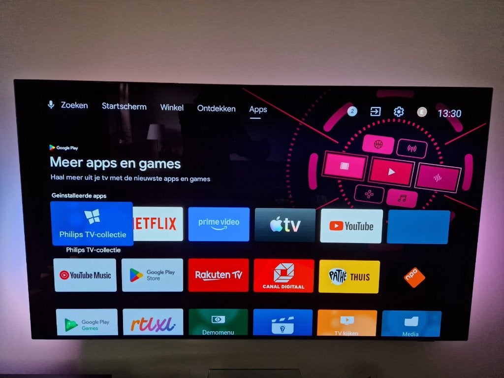 Philips 55OLED805/12 Oled televisie - met doos, Ophalen, Philips, OLED, Zo goed als nieuw