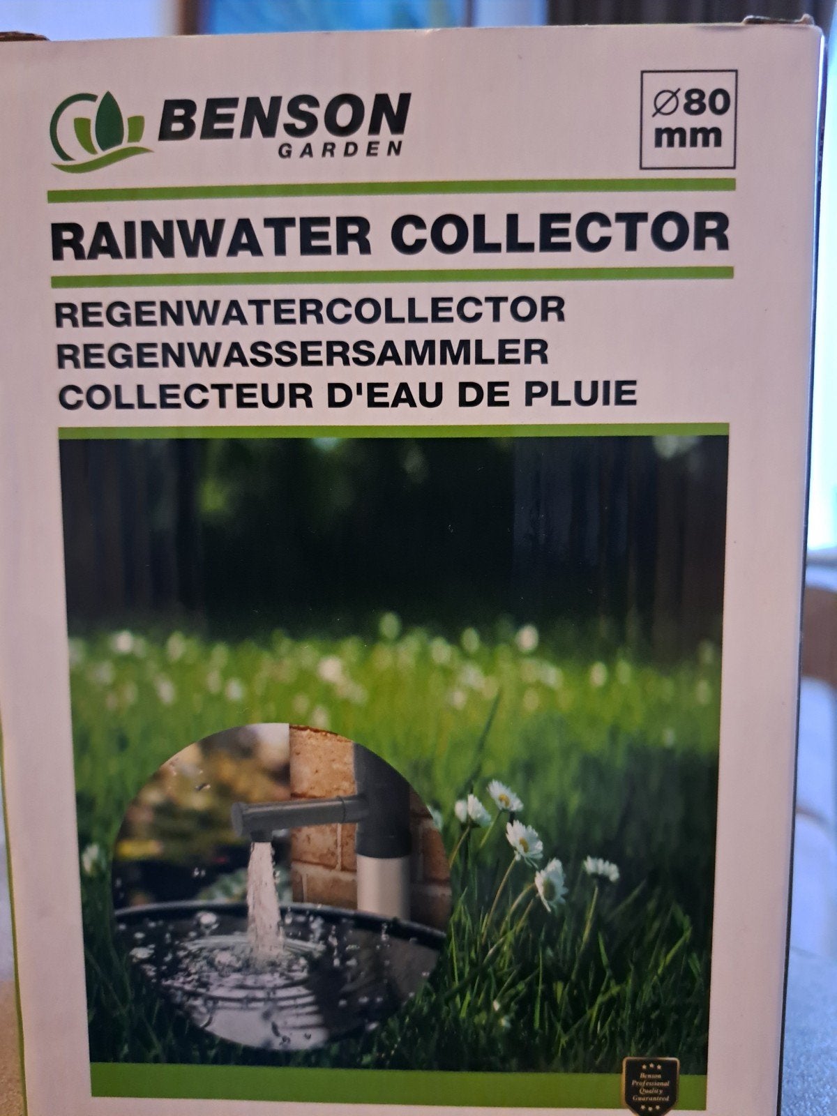 Benson Regenton Vulautomaat Antraciet 80 mm Regenpijp Nieuw, Ophalen of Verzenden, Nieuw, Kunststof