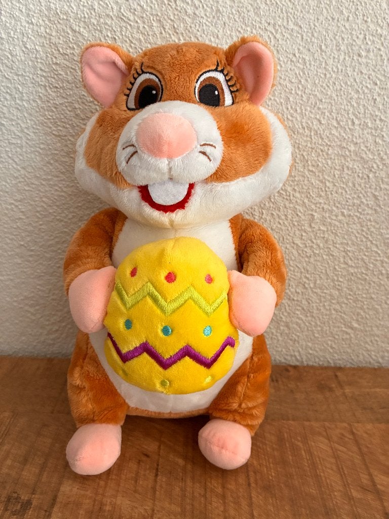 AH paashamster hamster pasen met ei. ZGAN. Meer op FOTO's., Albert Heijn, Hamster, Ophalen of Verzenden, Zo goed als nieuw