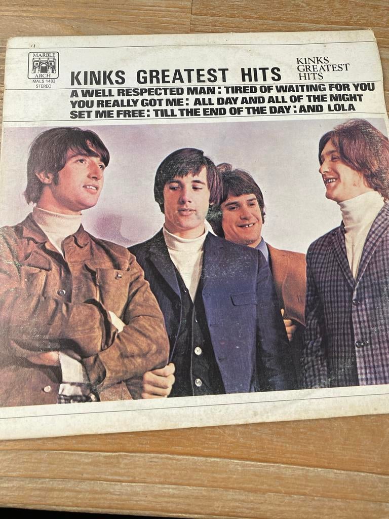 The Kinks Greatest Hits Vinyl LP - Hoes gekreukt, Cd's en Dvd's, Vinyl | Pop, Gebruikt, Ophalen of Verzenden, Complilatie, 12 inch