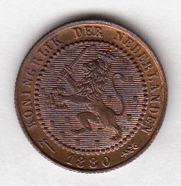 Willem III - 1 cent 1880 FDC -Sch.697, Ophalen of Verzenden, Koning Willem III, 1 cent