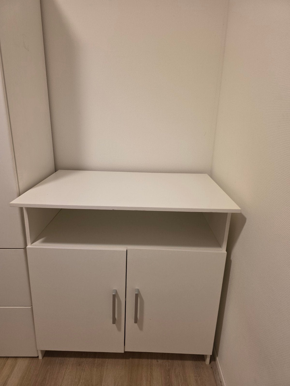Witte baby commode met opbergruimte, Ophalen, Gebruikt, 50 tot 70 cm, 75 tot 100 cm
