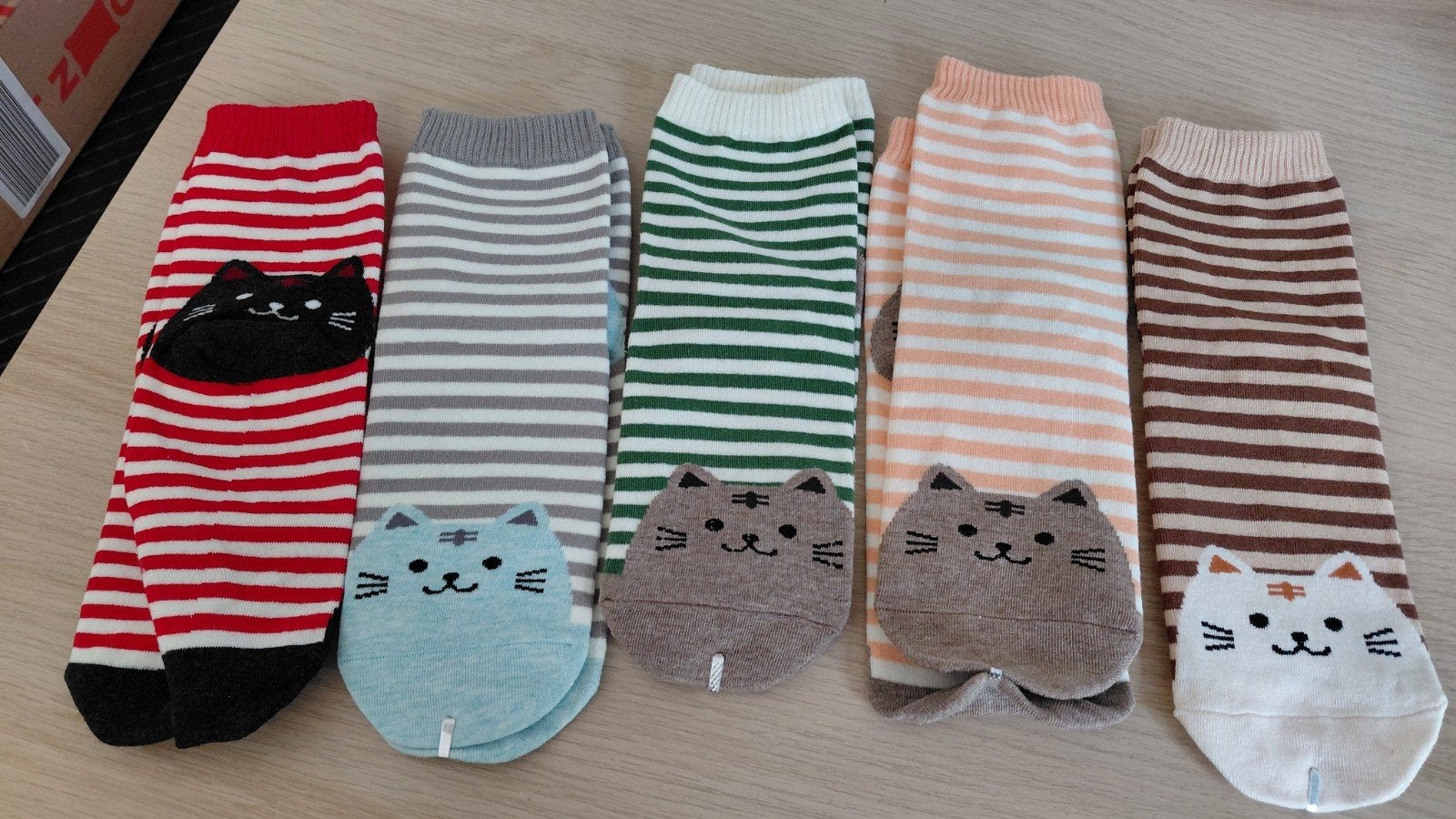 Katten sokken, Sokken en Kniesokken, Blauw, Ophalen of Verzenden, Zo goed als nieuw