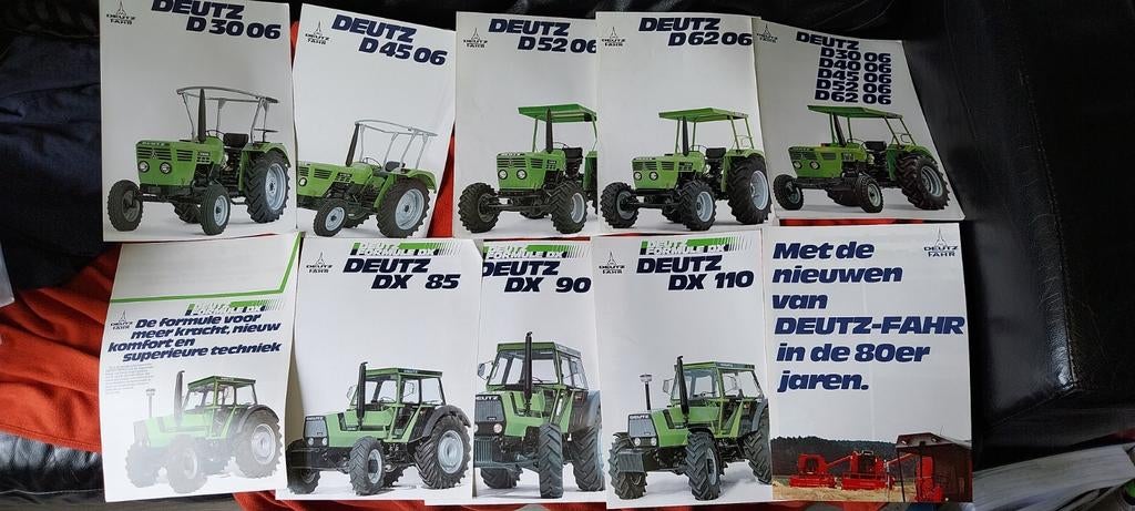 Deutz D3006 D6206 trekker folders traktor oldtimer, Ophalen of Verzenden