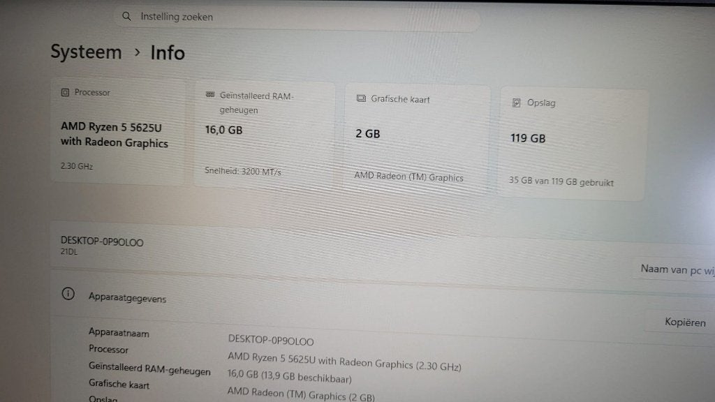 Foto 7 van Lenovo ThinkBook 15 G4 | Ryzen 5 5625U | 16GB Ram |2GB Video