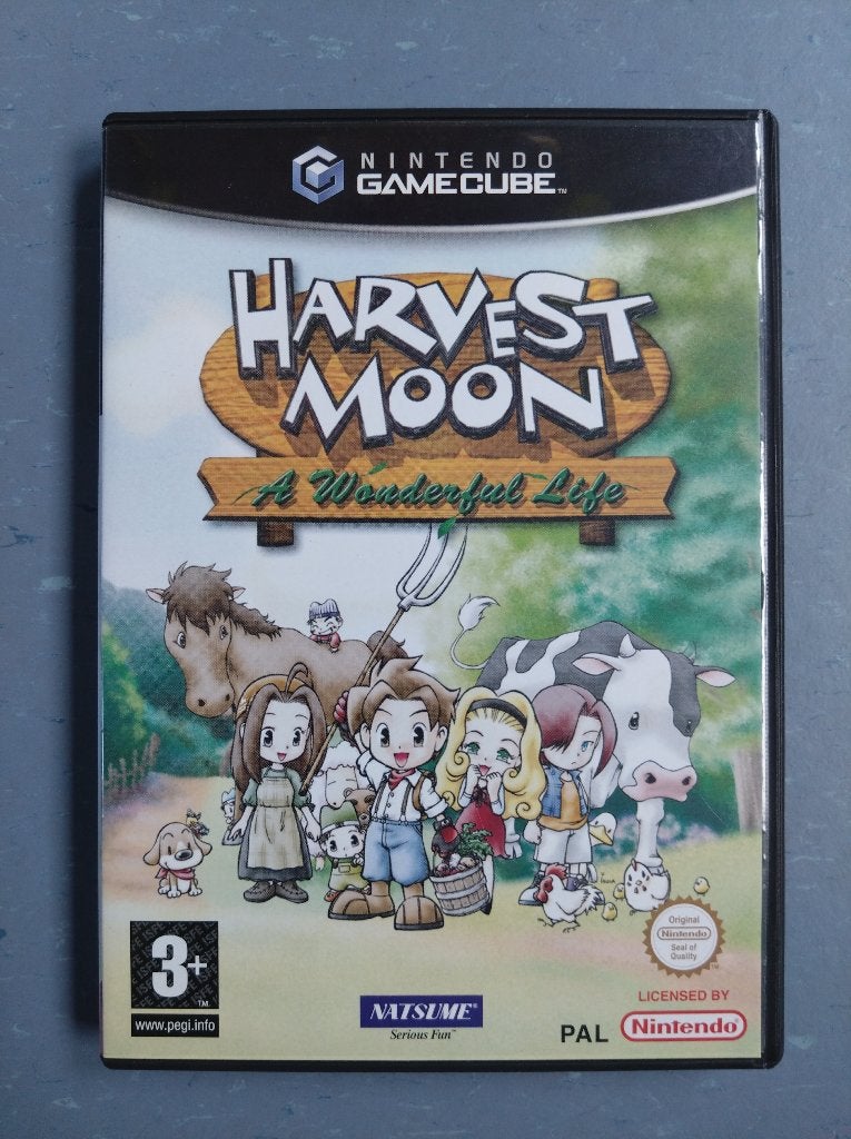 Harvest Moon - Nintendo GameCube PAL Game, Gebruikt, 1 speler, Ophalen of Verzenden, Role Playing Game (Rpg)
