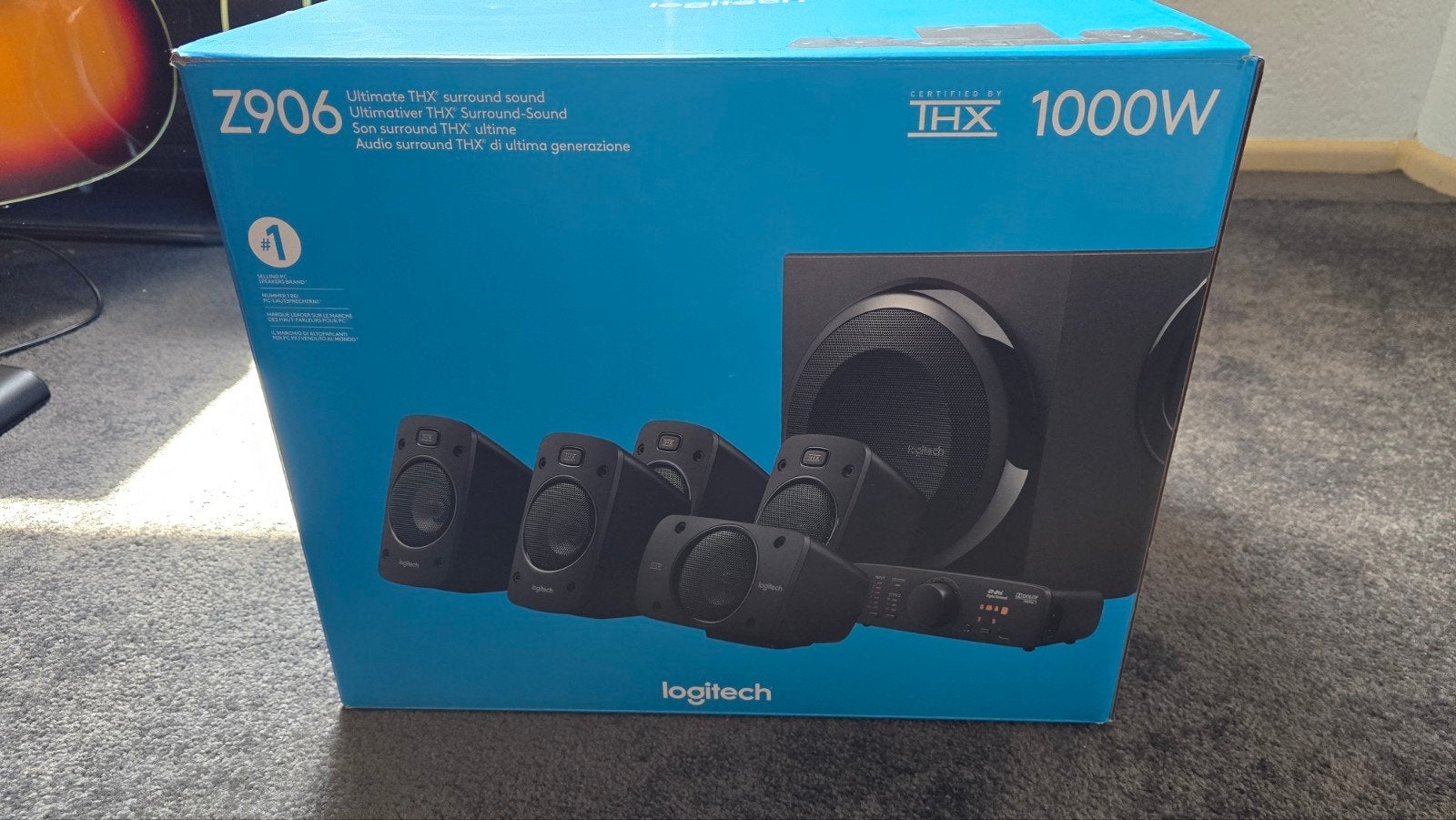 Logitech Z906 surround speaker (defect!), Ophalen, Zo goed als nieuw, Audiokanaal 5.1, Logitech