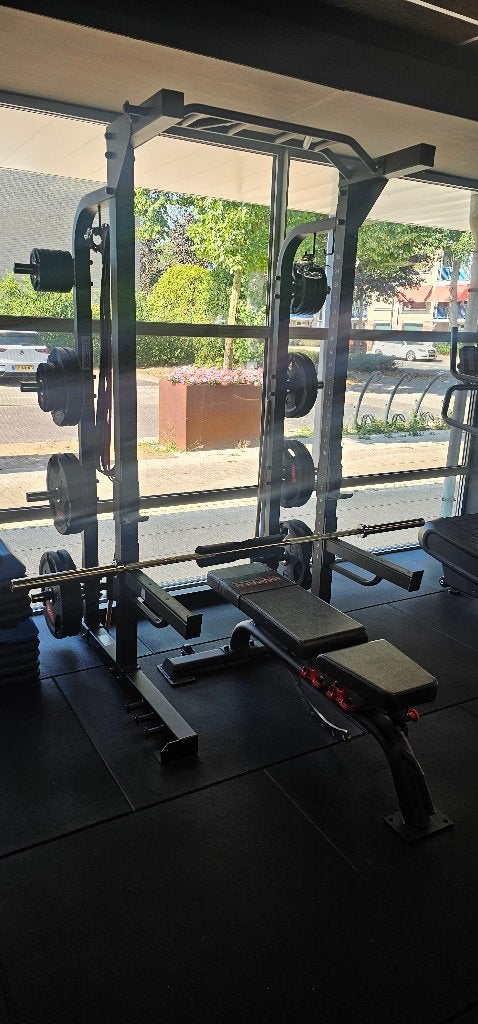 Professioneel Squatrack, Ophalen, Benen, Krachtstation, Zo goed als nieuw