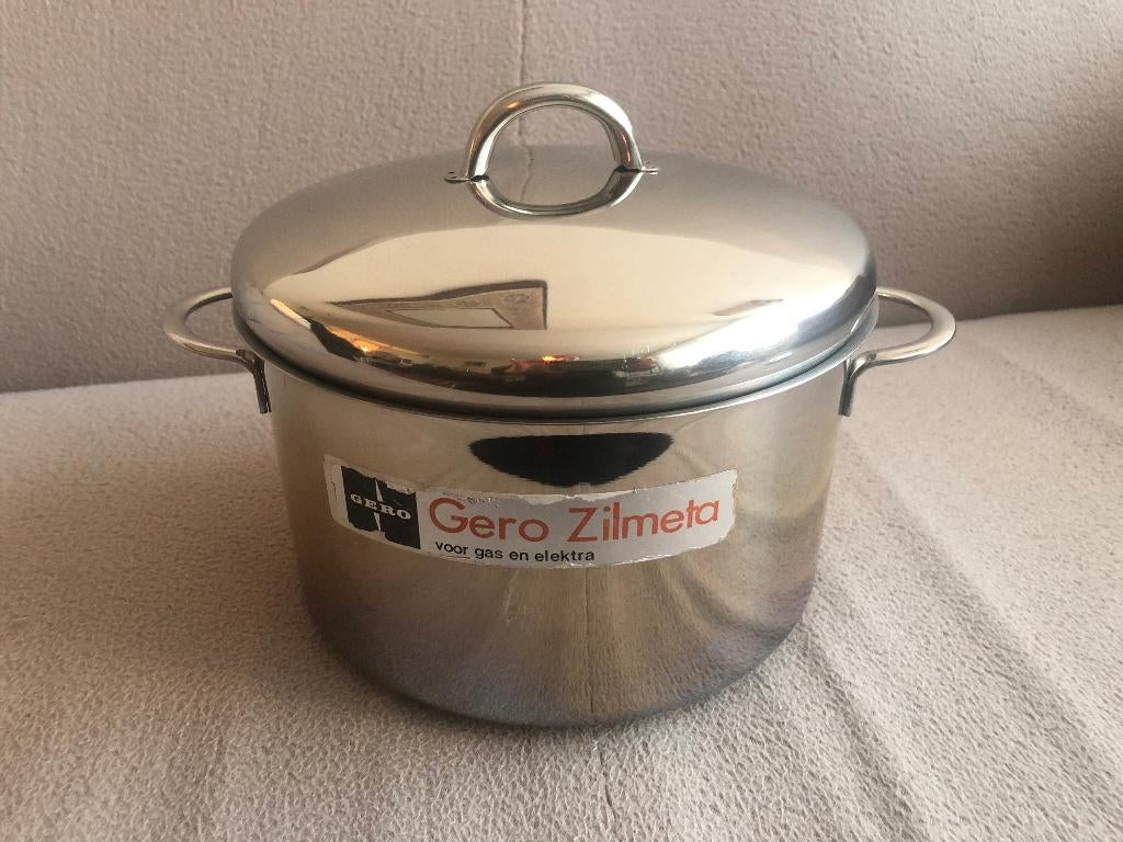 Pan Gero, Huis en Inrichting, Keuken | Potten en Pannen, Ophalen of Verzenden, Gebruikt, Rvs, Kookpan of Snelkookpan