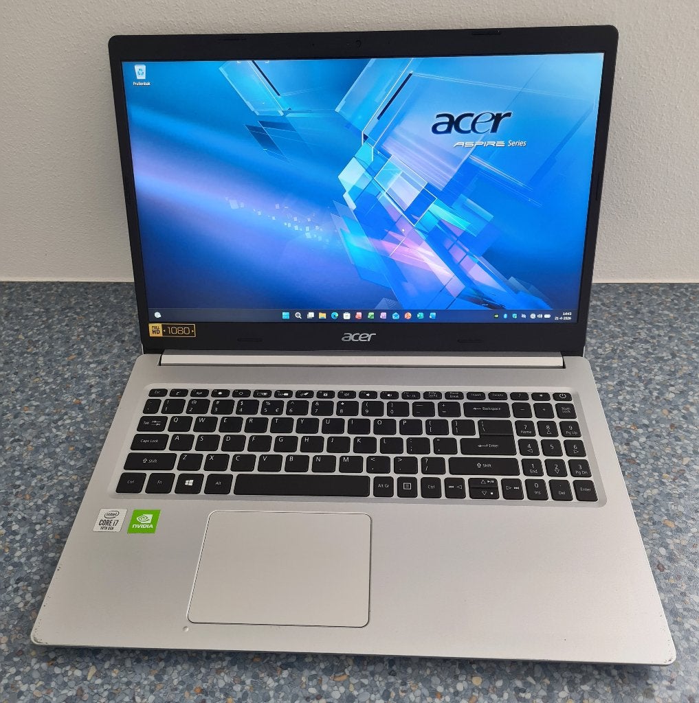 Acer laptop Core i7 met Win11, Computers en Software, Windows Laptops, Met videokaart, 8 GB, Ophalen of Verzenden, Zo goed als nieuw