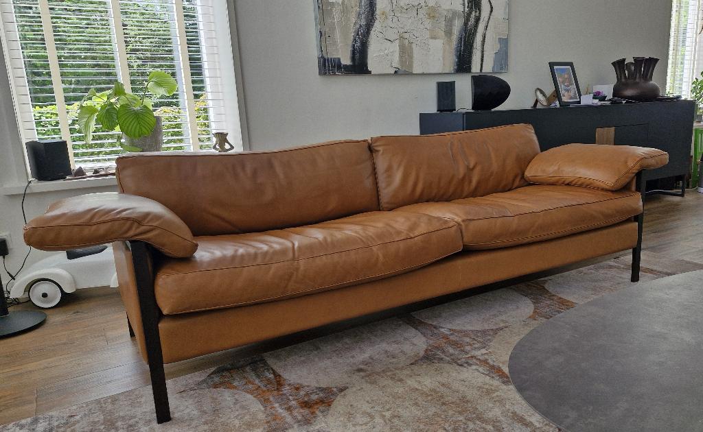 Durlet Sofa Evita Leer, Huis en Inrichting, Ophalen, Tweepersoons, 75 tot 100 cm, Zo goed als nieuw