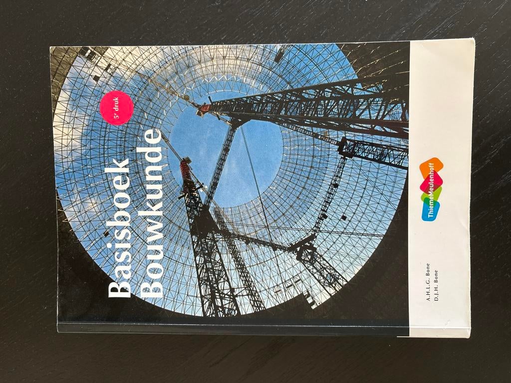 Basisboek Bouwkunde 5e druk - Zo goed als nieuw, Ophalen of Verzenden, Zo goed als nieuw, Bouwkunde