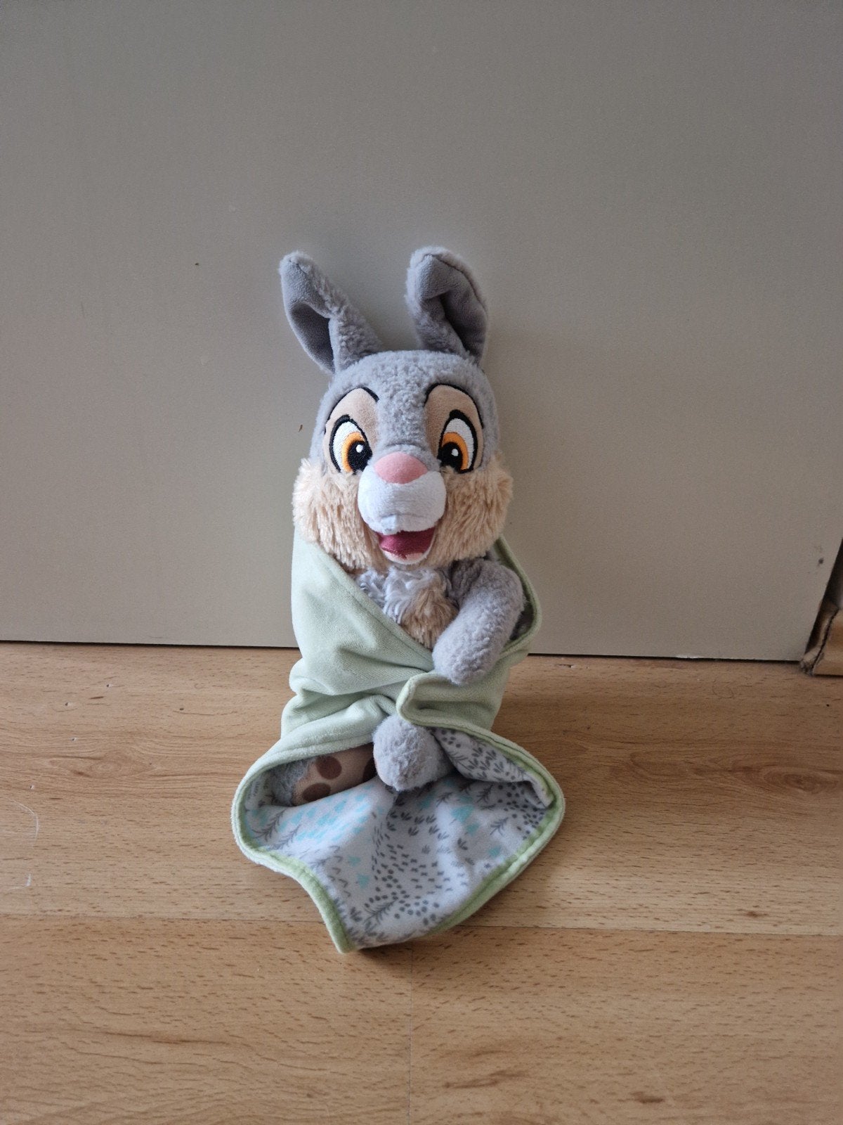 disney knuffel stampertje konijn bambi dekentje deken baby, Ophalen of Verzenden, Zo goed als nieuw, Knuffel