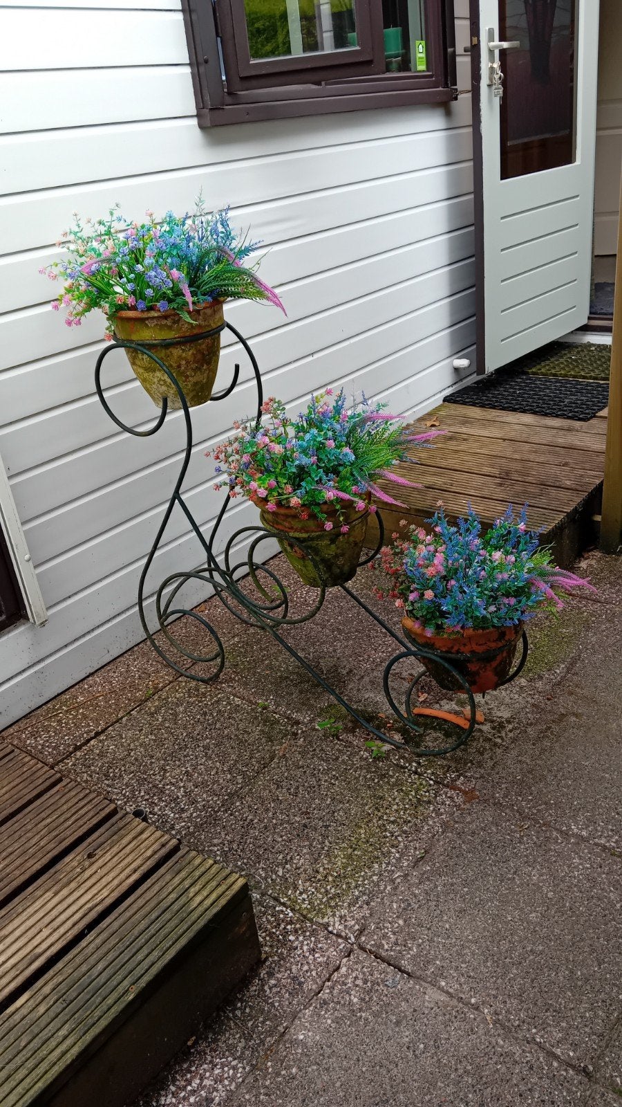 Metalen plantenrek, Ophalen, Gebruikt, Minder dan 30 cm, Rond
