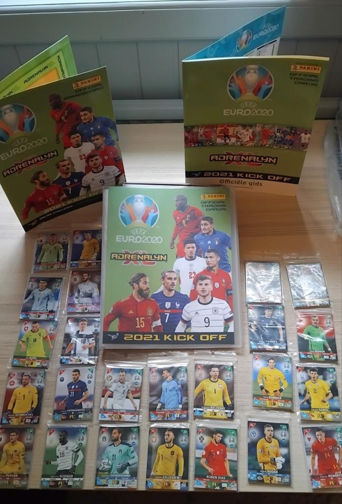 Complete set Panini Adrenalyn EURO 2020 incl. bewaarmap..., Ophalen, Nieuw, Meerdere plaatjes