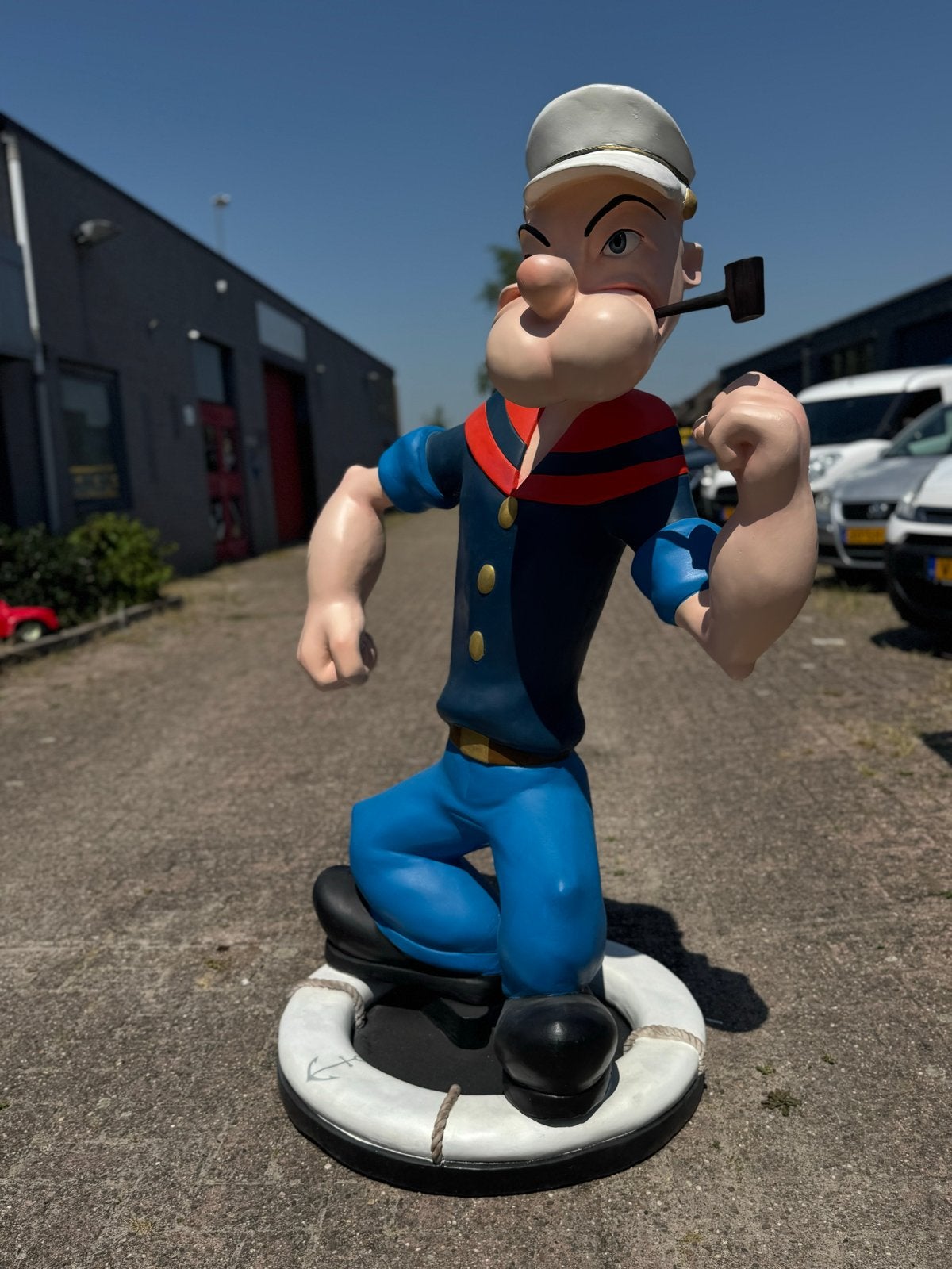 Grote Popeye Beeld - Decoratie Figuur XL, Ophalen, Gebruikt, Overige typen