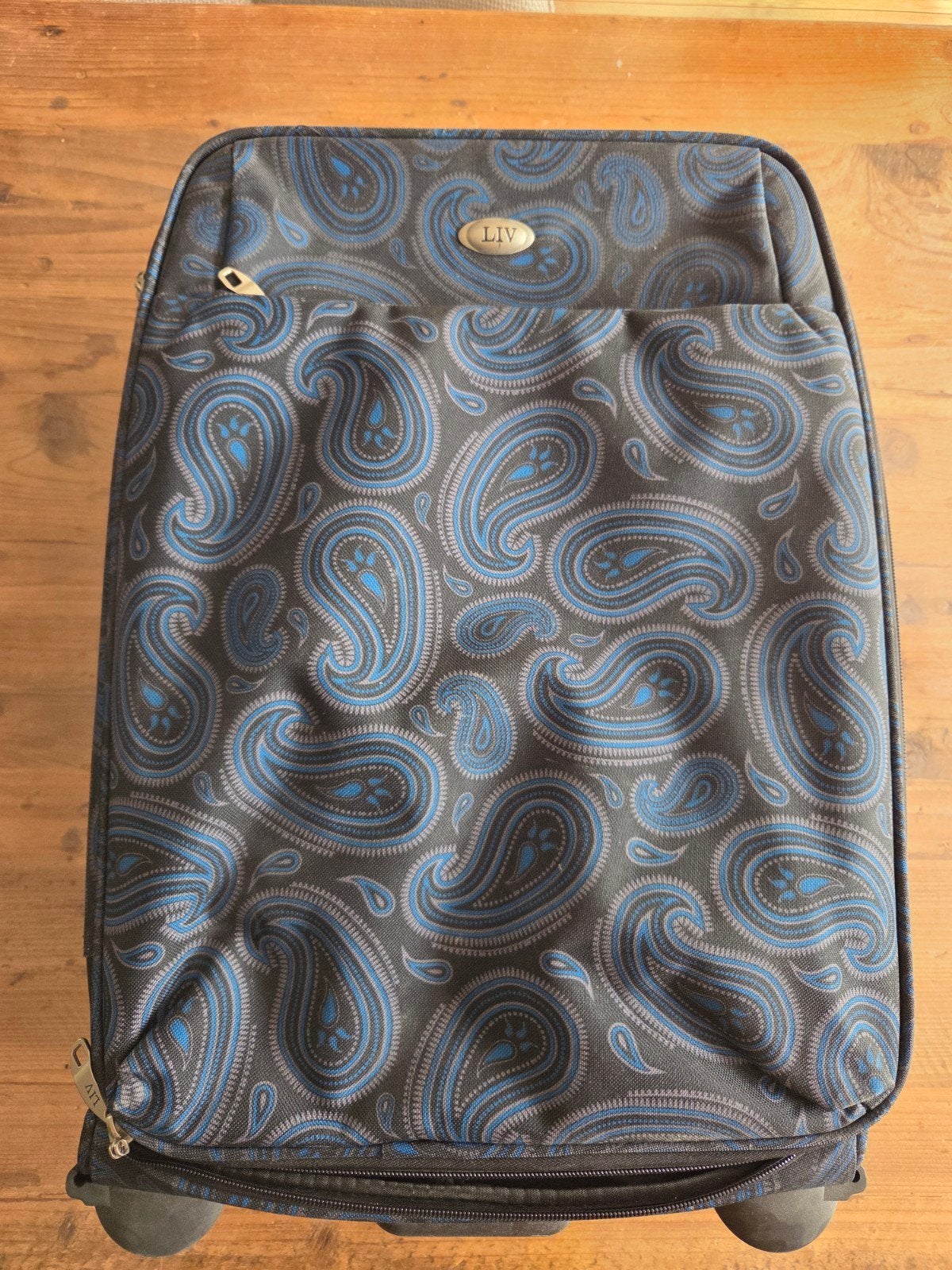 Handige reiskoffer met uittrekbare stang en wieltjes, Wieltjes, Gebruikt, 50 tot 60 cm, Ophalen of Verzenden