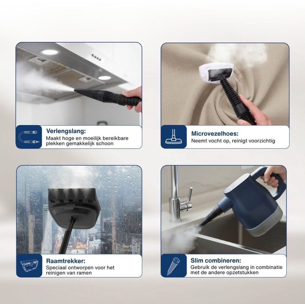 Stoomreiniger samako air steam s1, Ophalen of Verzenden, Zo goed als nieuw, Stoomreiniger