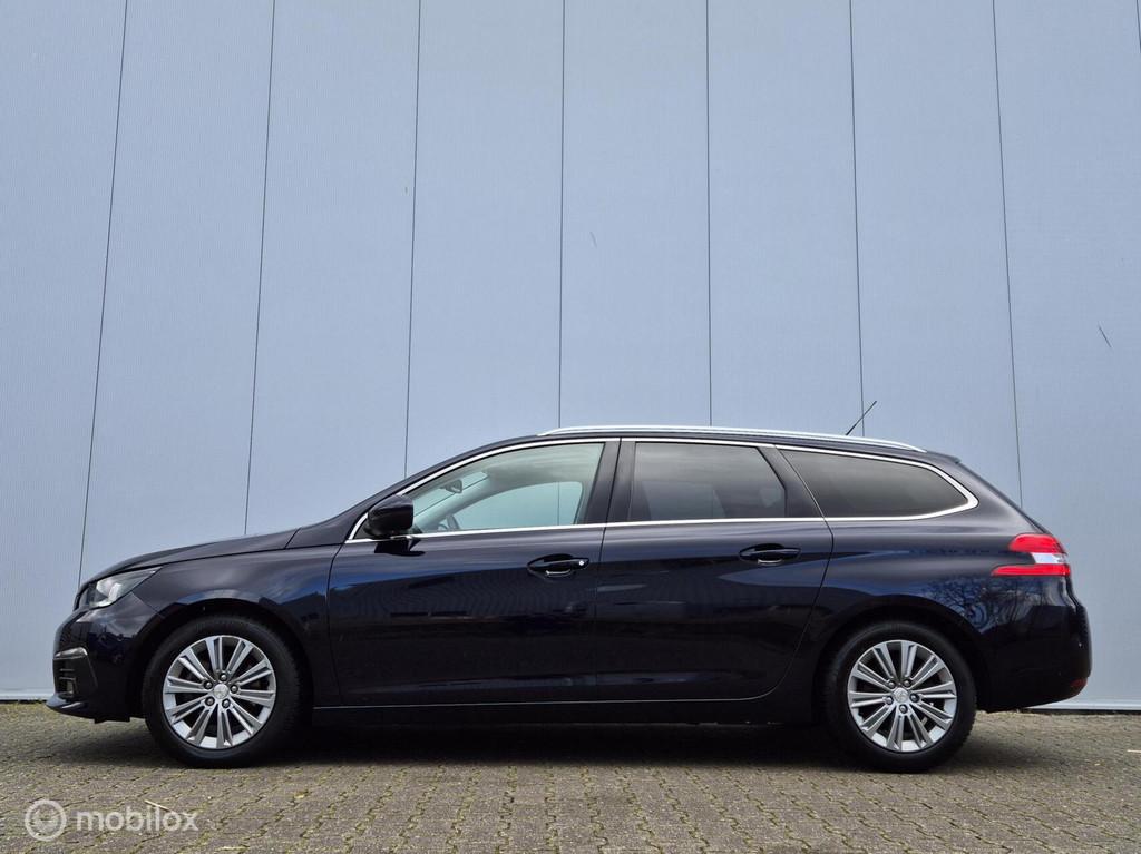 PEUGEOT 308 SW 1.2 PURETECH ALLURE AUTOMAAT/MASSAGE/FULL LED, Gebruikt, Euro 6, 1199 cc, Blauw