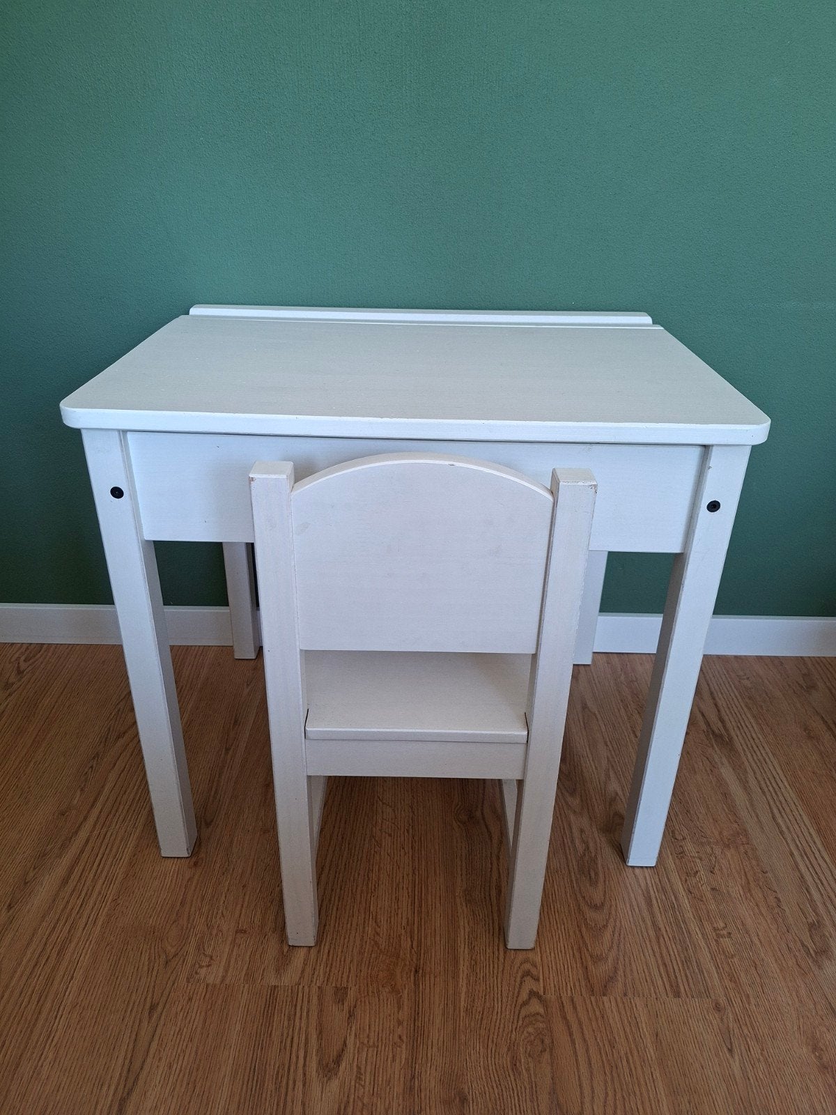 kinderbureau met stoel (Ikea, Sundvik), Ophalen, Gebruikt, Tafel(s) en Stoel(en)