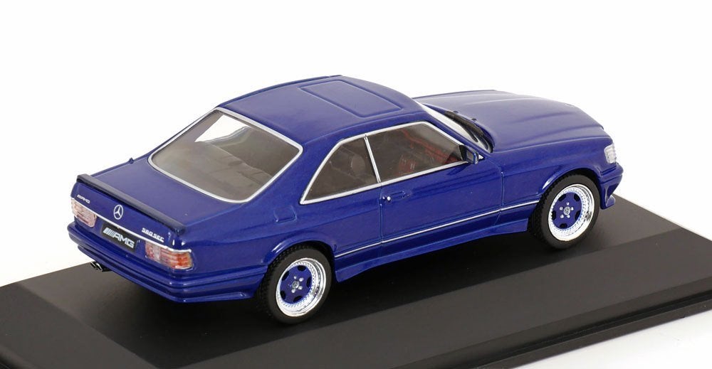 Solido 1:43 Mercedes Benz 560 SEC AMG Widebody 1990, blauw, Solido, -, Nieuw, Ophalen of Verzenden