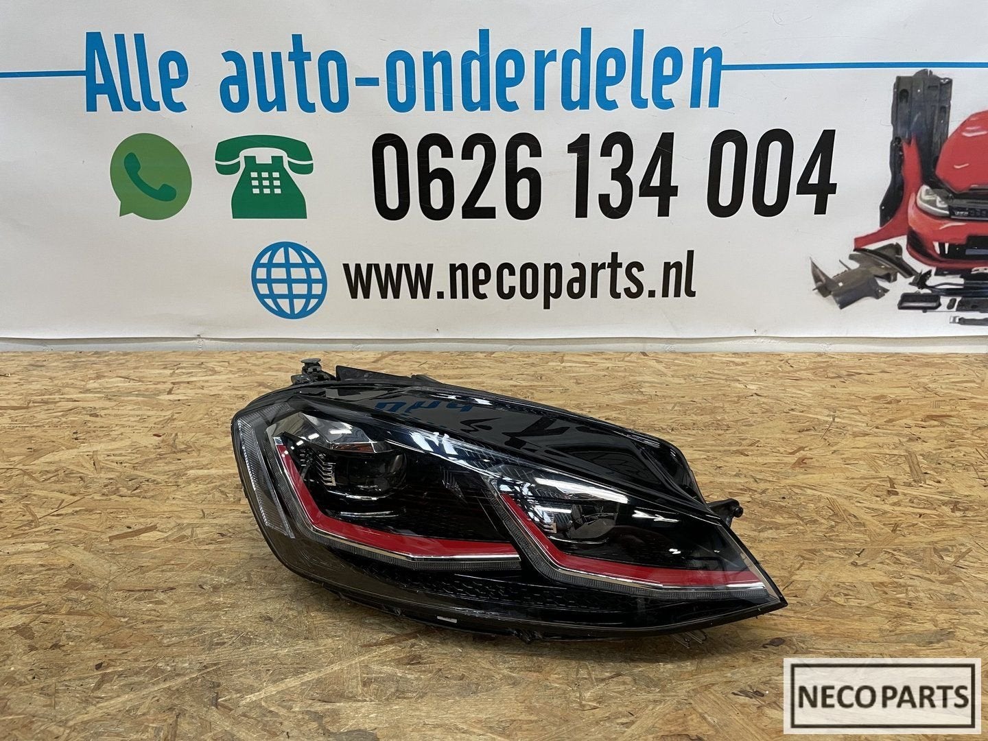 MGOLF 7 FACELIFT GTI VOL LED KOPLAMP RECHTS 5G1941082E, Auto-onderdelen, Verlichting, Gebruikt, -, Volkswagen, -
