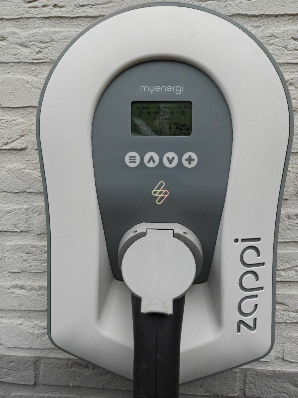 Myenergi Zappi V2 22kW Laadpaal met Harvi en CT-klemmen, Ophalen of Verzenden, Zo goed als nieuw, Laadpaal