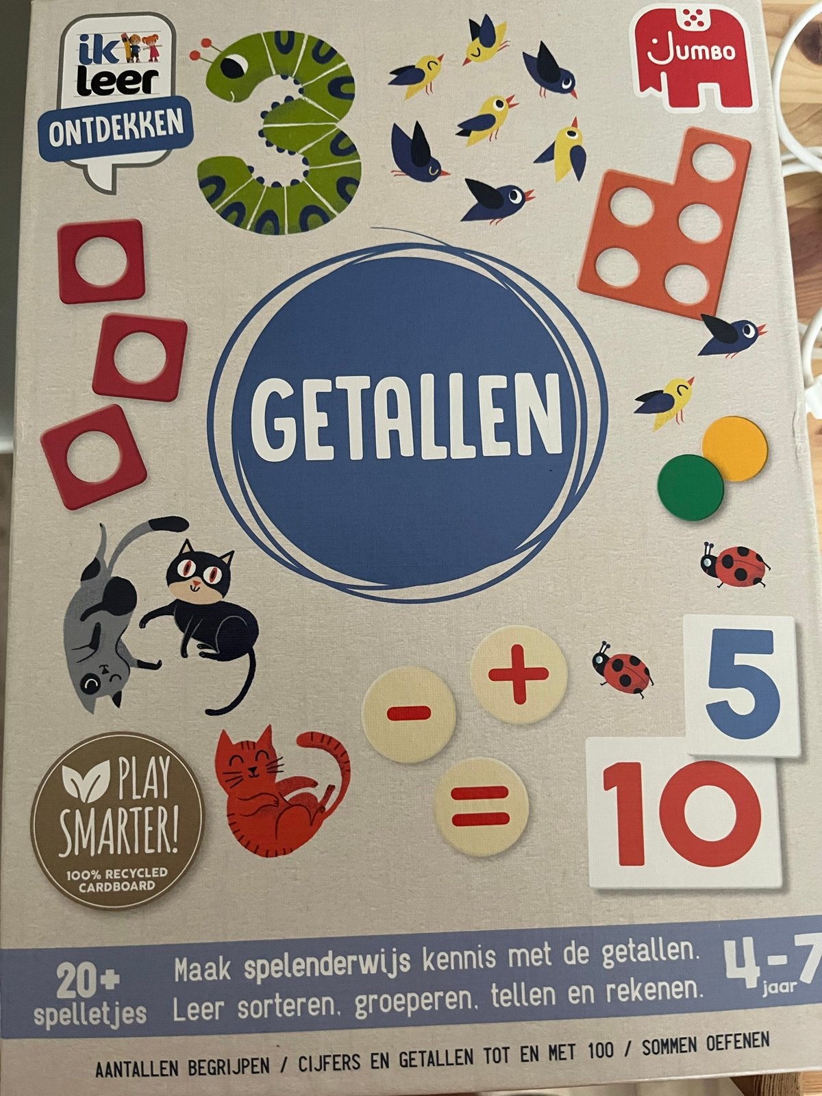Jumbo Ik Leer Ontdekken: Getallen Rekenspel 4-7 jaar, Ophalen, Gebruikt, Rekenen