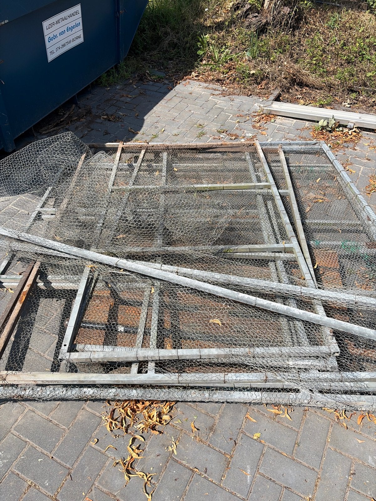 Kippenren 200 x 180 met deurtje, Dieren en Toebehoren, Ophalen, Kippenhok of Kippenren