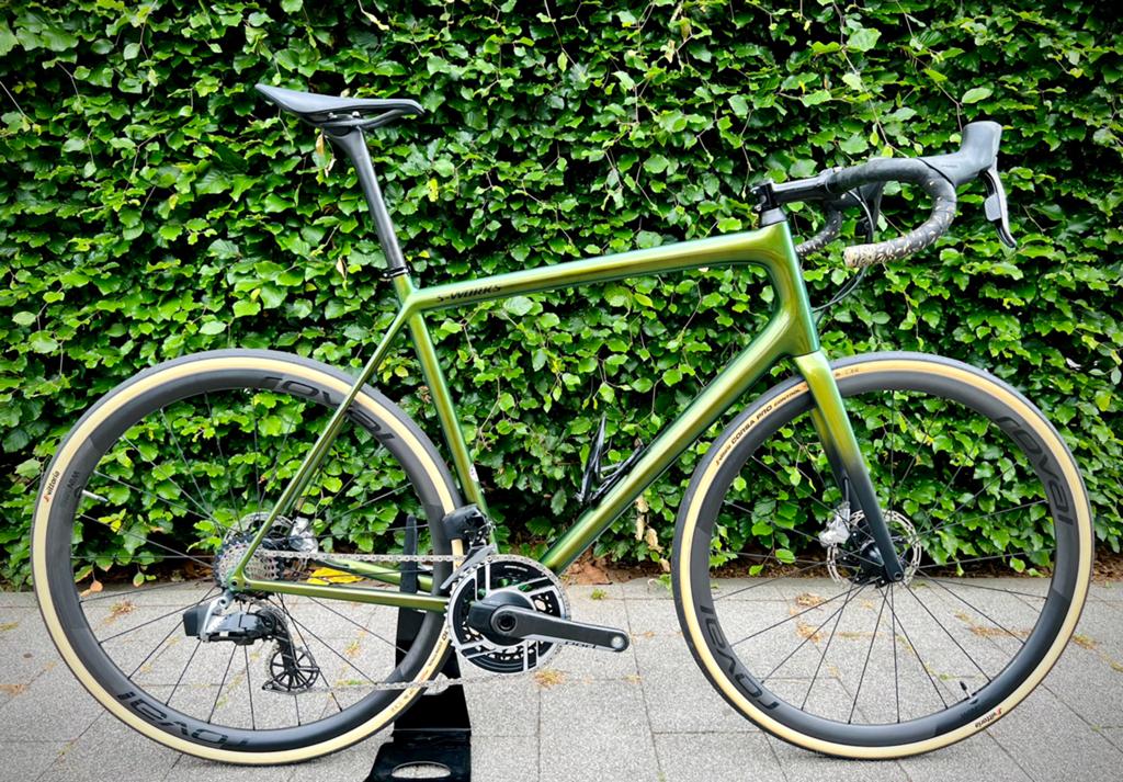 6,7KG Sworks Aethos 61 Sram Red eTap 2x12s PWM Roval CLX, Carbon, Heren, Zo goed als nieuw, 57 tot 61 cm