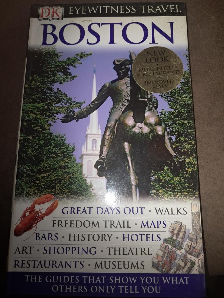 DK Eyewitness Travel Boston Reisgids - Ontdek Boston!, Ophalen of Verzenden, Reisgids of -boek, Noord-Amerika, DK Eyewitness Travel