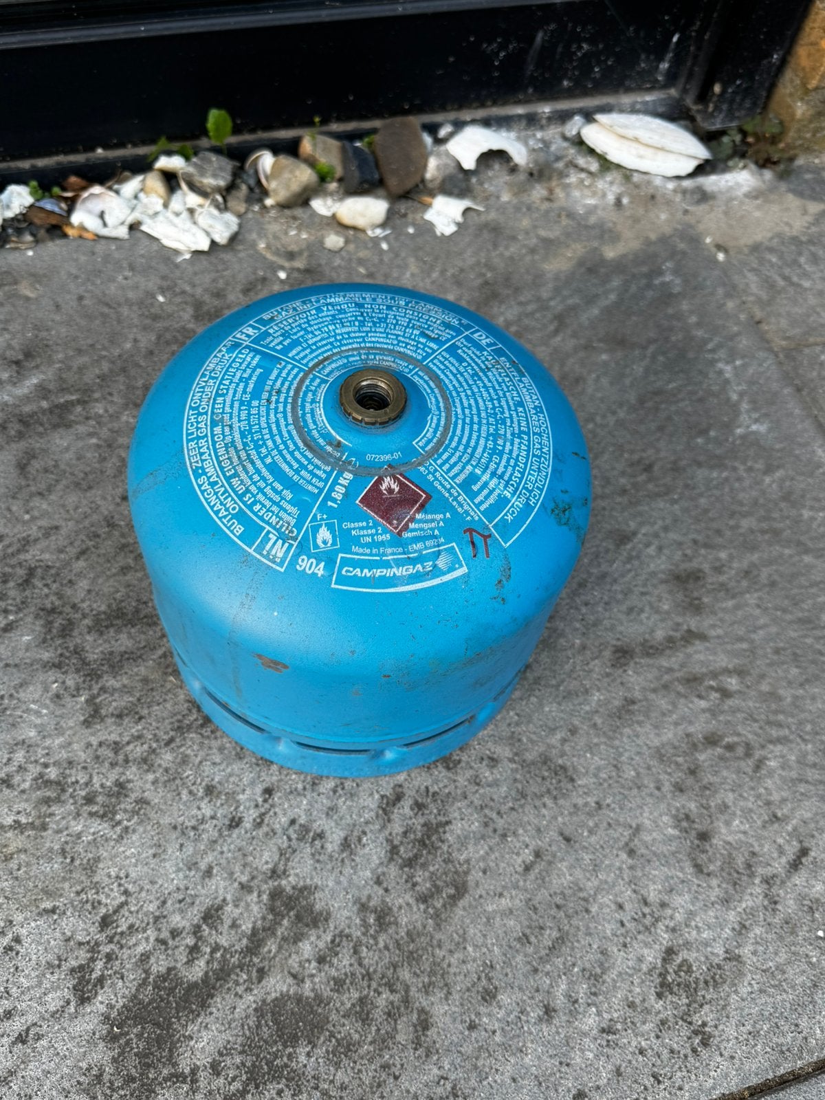 Volle Campingaz 904 gasfles (1,8 kg), Ophalen, Zo goed als nieuw