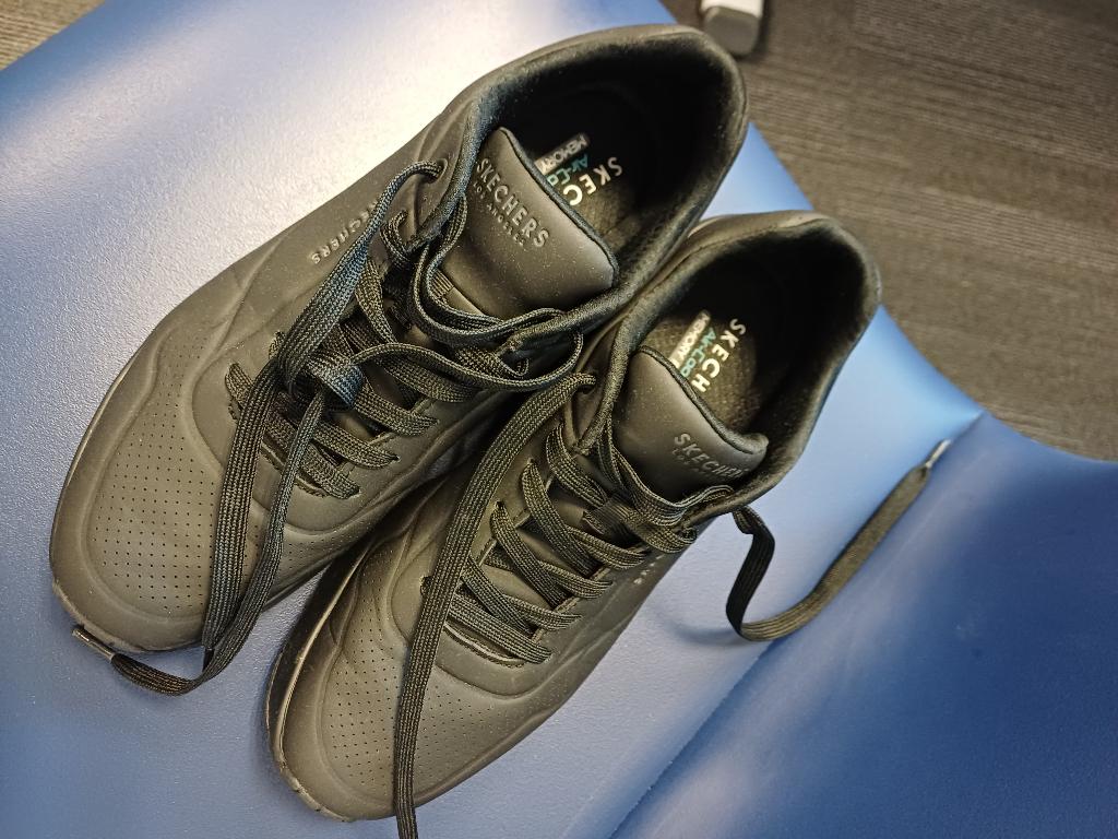 Skechers zwart maat 45, Ophalen, Zwart, Skechers, Sneakers of Gympen