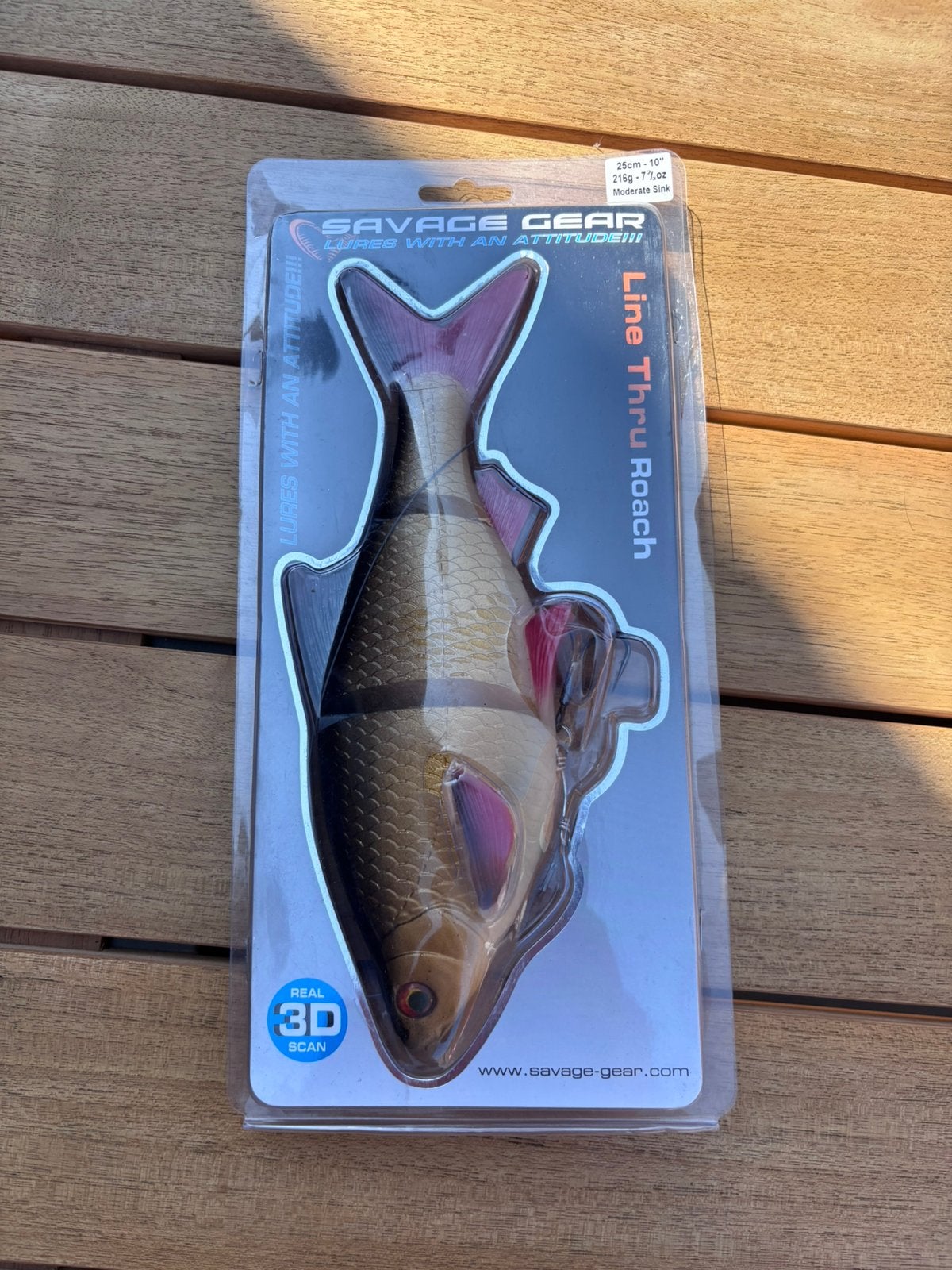 Savage gear line thru roach 25cm nieuw, Ophalen of Verzenden, Nieuw, Overige typen