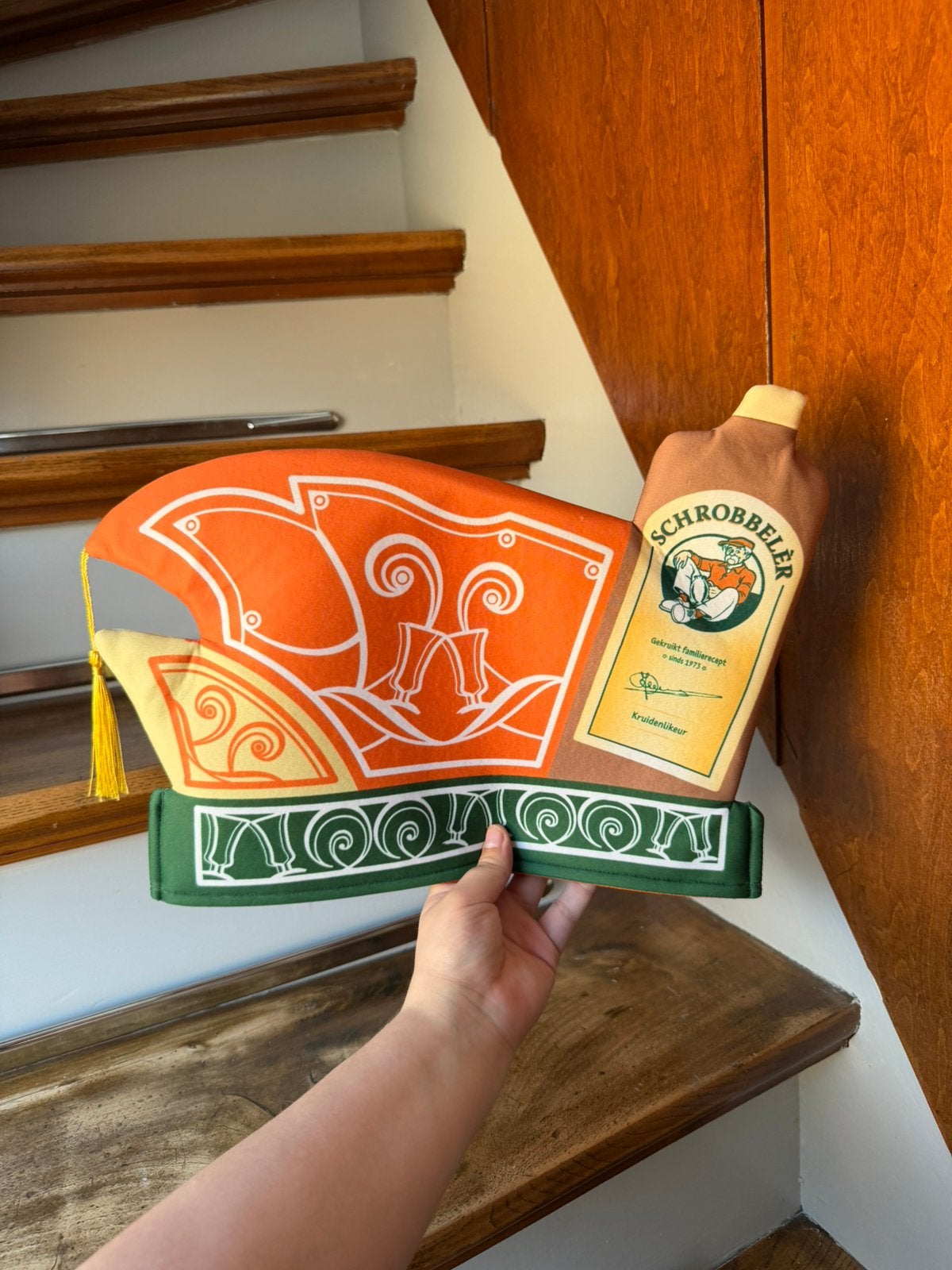 Carnavalssteek Schrobbelèr, Ophalen of Verzenden, Zo goed als nieuw, Gebruiksvoorwerp