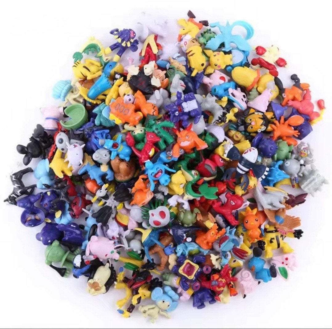 Mini Pokemon figuurtjes 24 stuks, Ophalen of Verzenden, Gebruikt