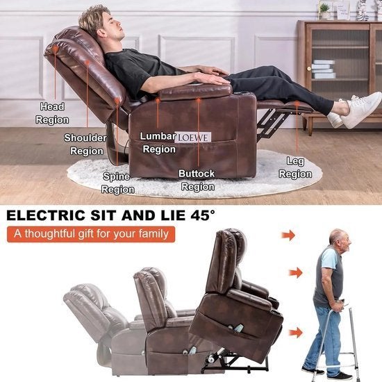 Elektrische Relaxfauteuil – Relaxstoel – Sta Op Stoel, Corvance B.V., Verzenden, Nieuw, Corvancebol@gmail.com