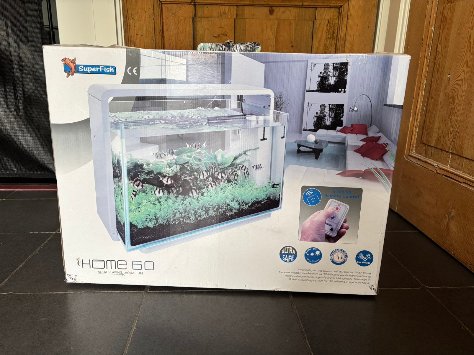 Aquarium home 60, Dieren en Toebehoren, Ophalen, Zo goed als nieuw
