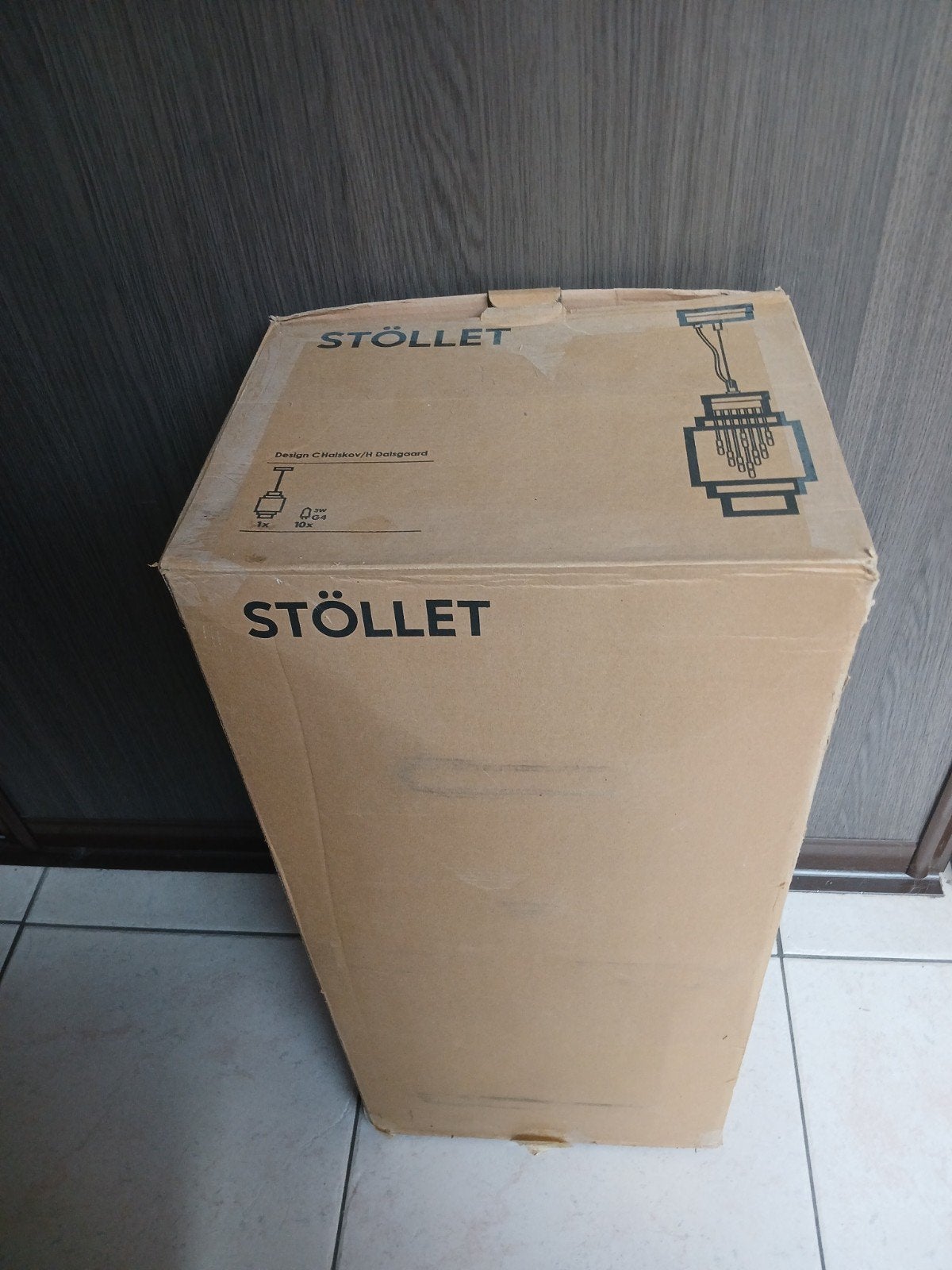 IKEA Stöllet Plafondlamp - Nieuw in doos, Huis en Inrichting, Kunststof, Modern, Scandinavisch, E14 (klein), Nieuw