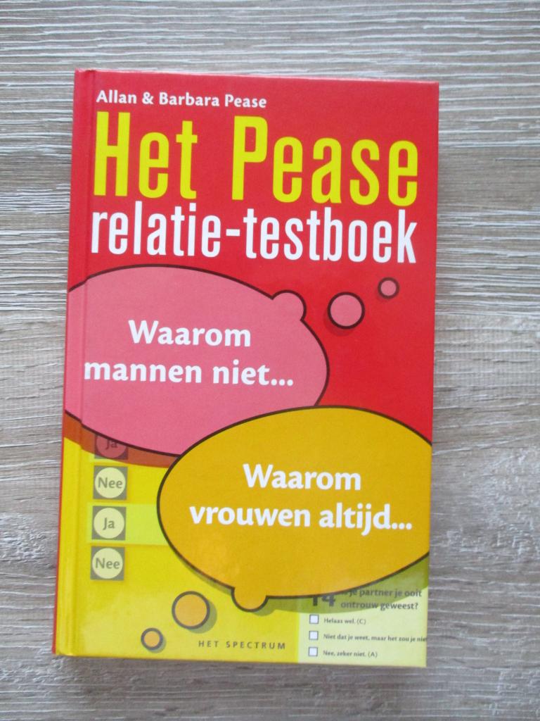 Het Pease relatie-testboek - Allan & Barbara Pease, Ophalen of Verzenden, Gelezen