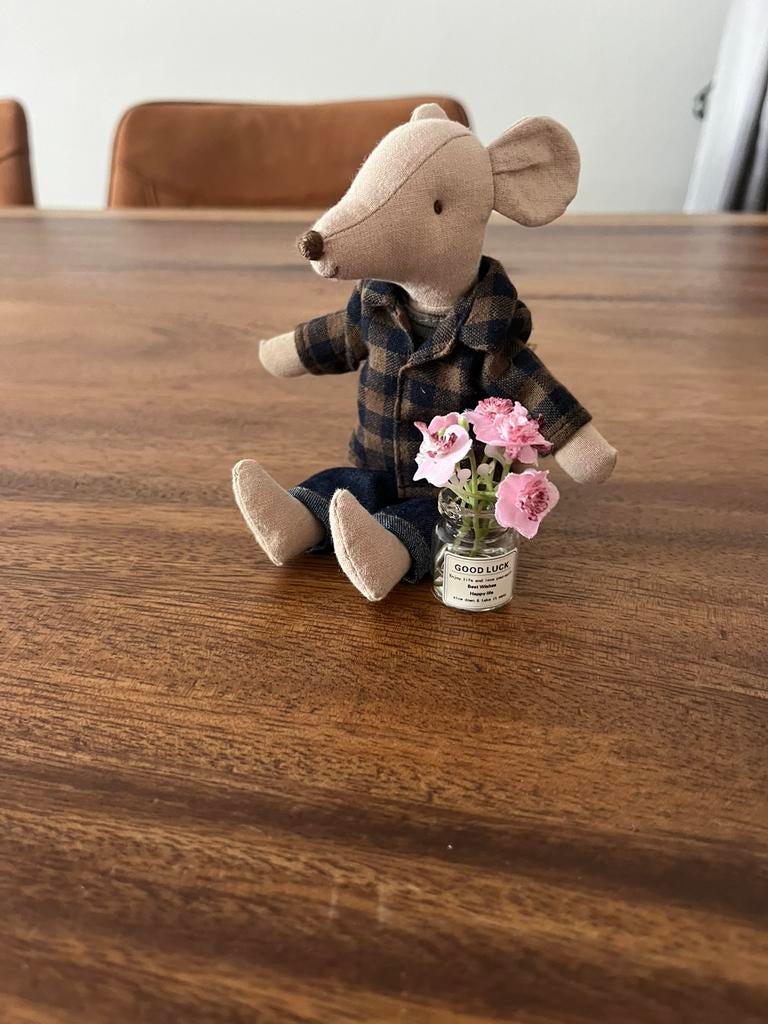 Vaasje bloemen voor bij maileg inclusief verzenden, Ophalen of Verzenden, Zo goed als nieuw