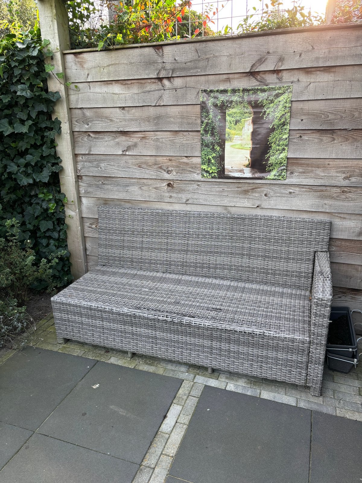 GRATIS op te halen: lounge bank tuin, Ophalen, Gebruikt