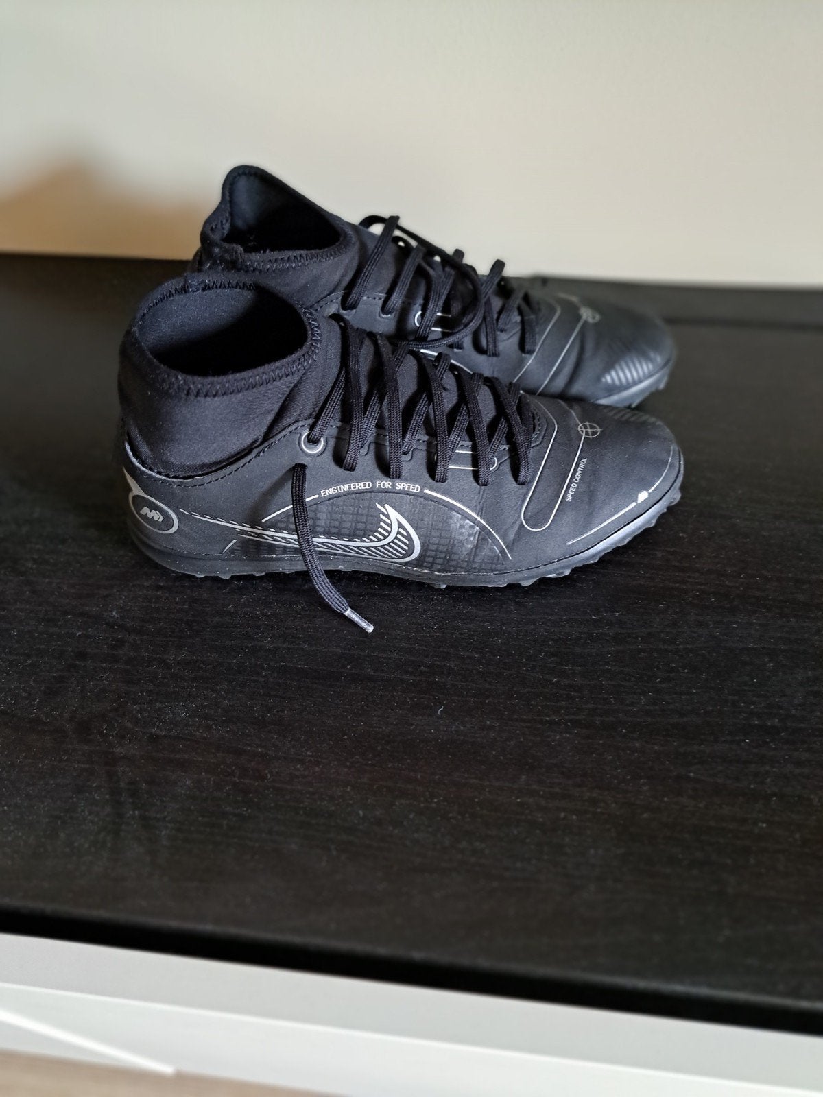 Nike voetbalschoenen - zwart, maat 38,5, Maat XS of kleiner, Ophalen, Gebruikt, Schoenen