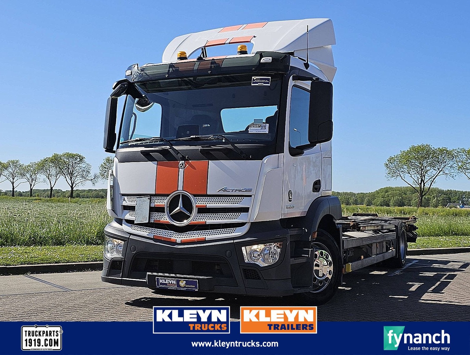 MERCEDES-BENZ ACTROS 1832 schnelllifter, Automaat, Euro 6, Wit, Mercedes-Benz