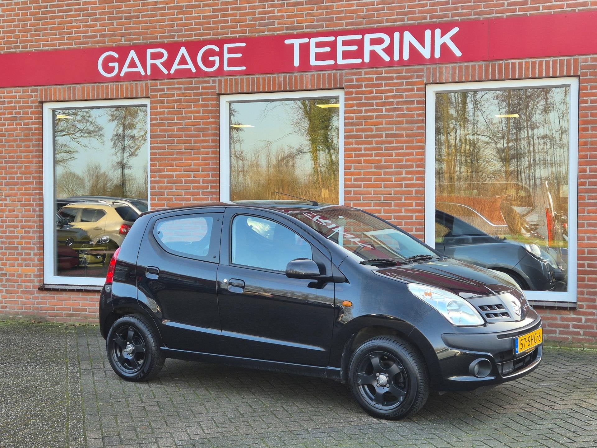 Nissan Pixo 1.0 Acenta 68PK 5drs airco, elektr.ramen, stuurb, Auto's, Nissan, Voorwielaandrijving, Euro 5, Stof, Gebruikt