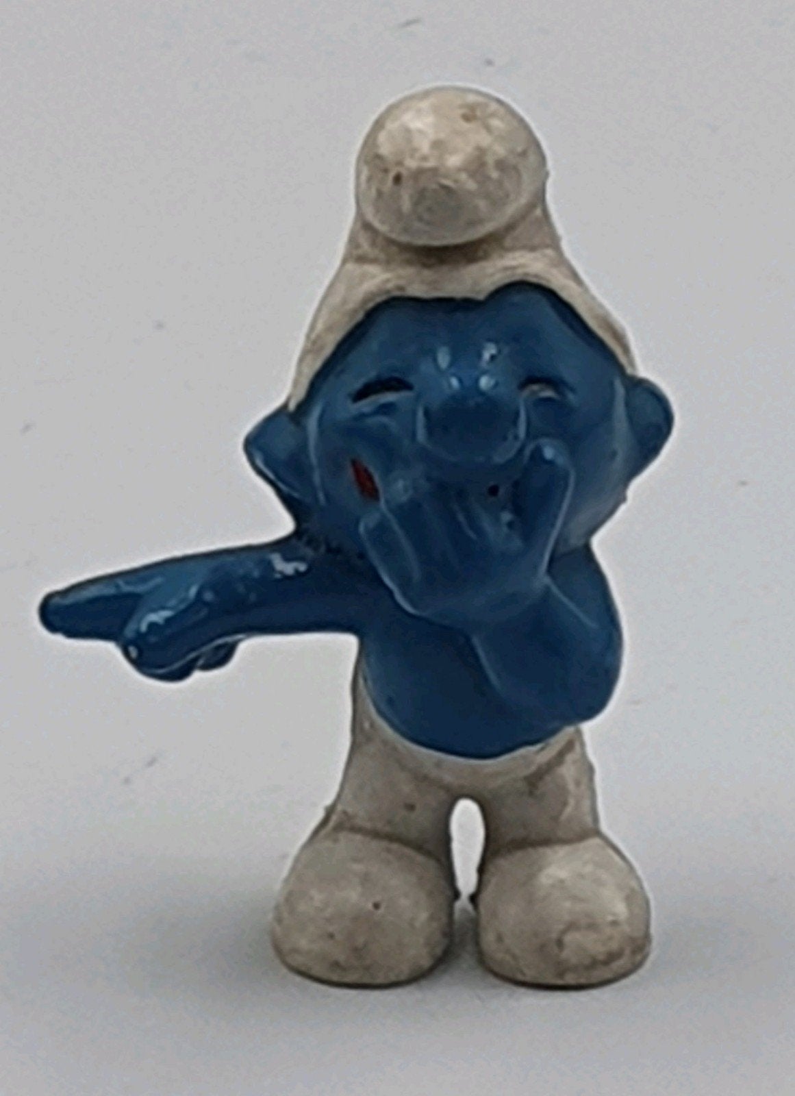 Vintage Lolsmurf Figuurtje - Schleich Smurf Collectible, Verzamelen, Smurfen, Ophalen of Verzenden, Gebruikt, Lolsmurf, Poppetje, Figuurtje of Knuffel