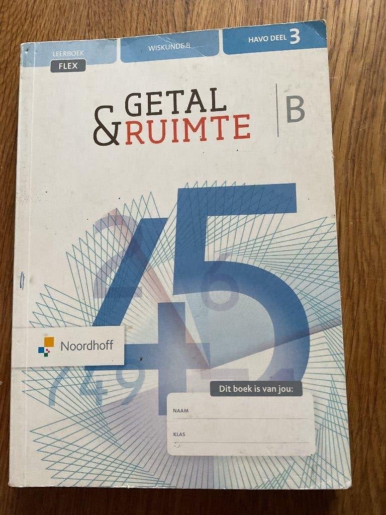 Ruimte en getal flex leerboek 12e editie deel 3 havo, Gelezen, Noordhoff, HAVO, Ophalen of Verzenden